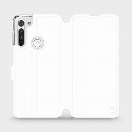 Etui do Motorola Moto G8 - wzór White&Gray