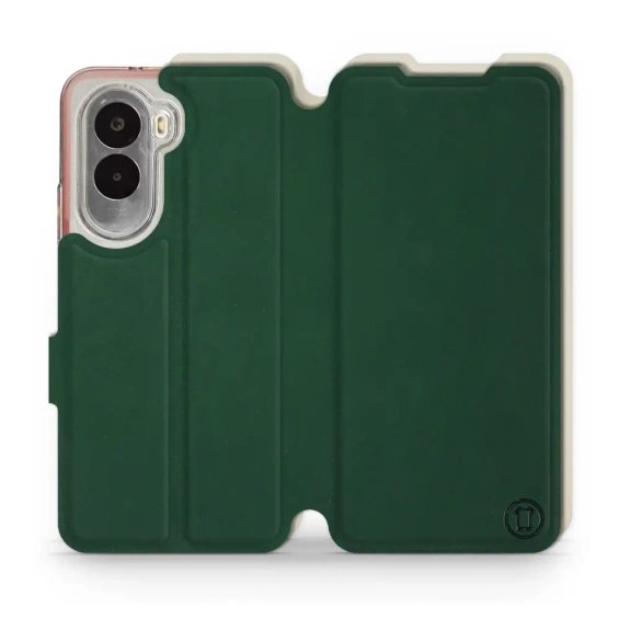 Etui Soft Touch do Xiaomi POCO M7 - wzór Miejska zieleń z platyną