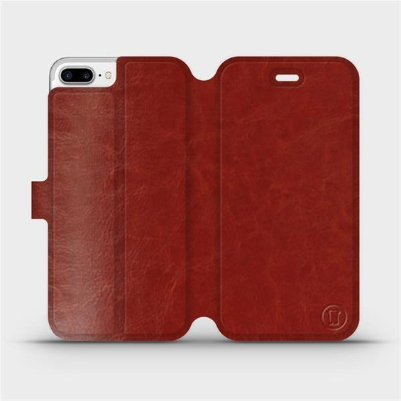 Etui do Apple iPhone 7 Plus - wzór Brown&Orange