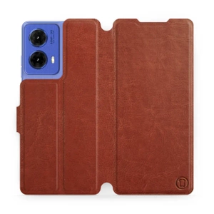 Etui do Motorola Moto G85 5G - wzór Brown&Gray