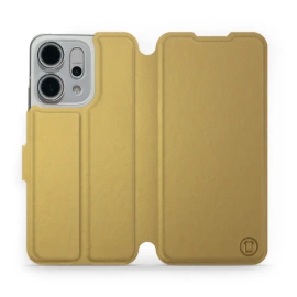 Etui do OPPO Reno 14 5G - wzór Gold&Gray