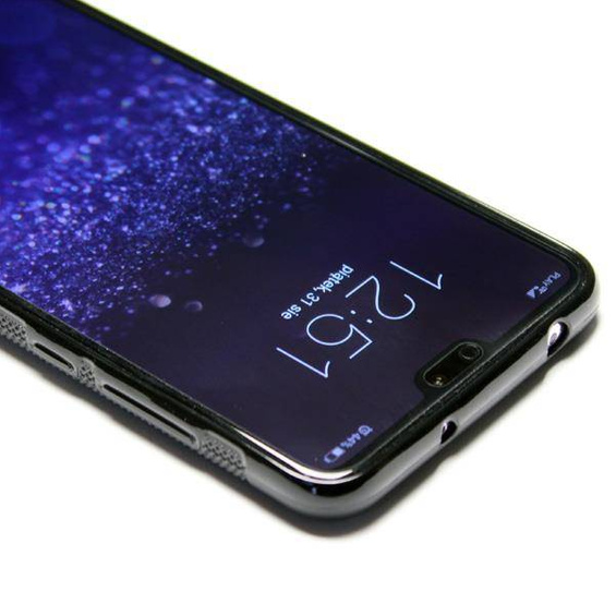 Etui Soft Touch do Motorola Edge 20 Pro - wzór Żywa czerwień z czernią