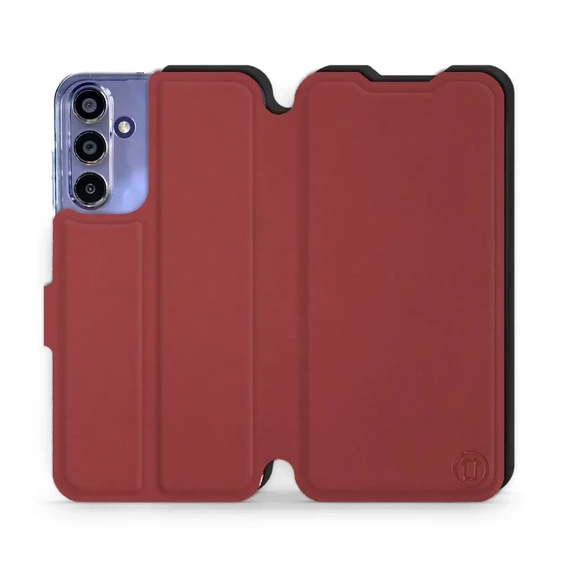 Etui Soft Touch do Samsung Galaxy A15 4G - wzór Zachodząca czerwień z czernią