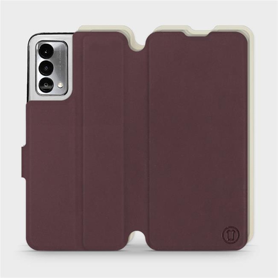 Etui Soft Touch do Realme GT Master Edition - wzór Matowy burgund z platyną