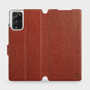 Etui do Samsung Galaxy Note 20 - wzór Brown&Orange