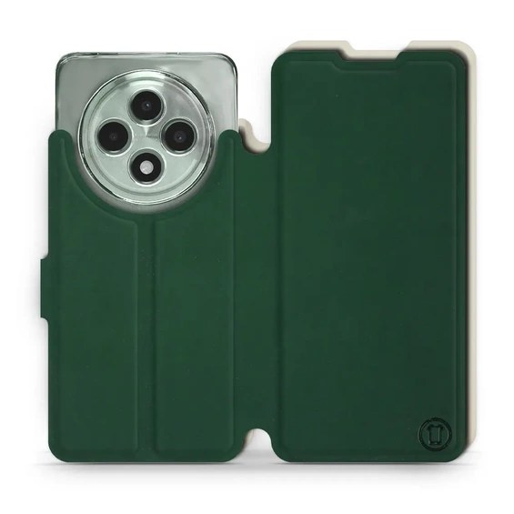 Etui Soft Touch do OPPO Reno12 FS 5G - wzór Miejska zieleń z platyną