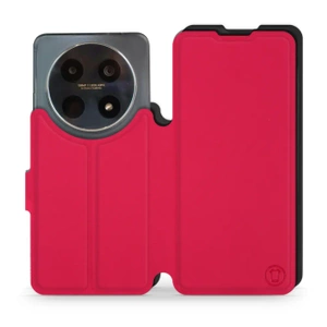 Etui Soft Touch do Huawei Nova 12i - wzór Żywa czerwień z czernią