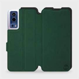 Etui Soft Touch do Vivo Y72 5G - wzór Miejska zieleń z czernią