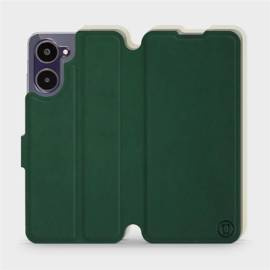 Etui Soft Touch do Realme 10 - wzór Miejska zieleń z platyną