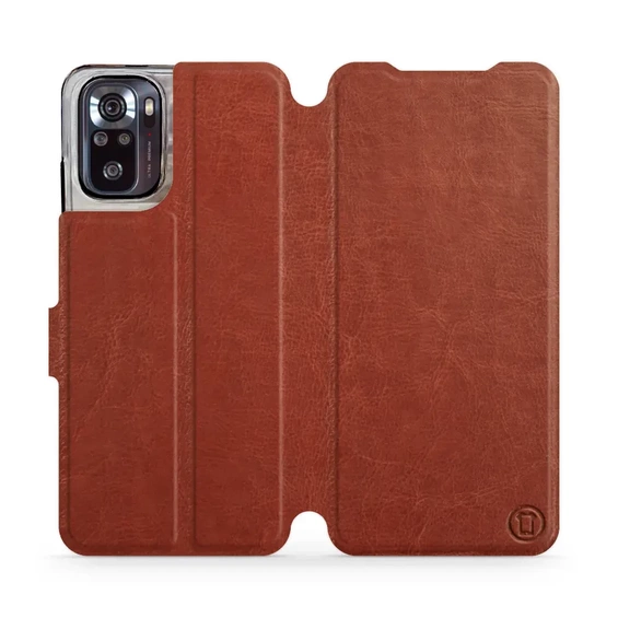 Etui do Xiaomi POCO M5s - wzór Brown&Orange