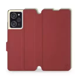 Etui Soft Touch do Xiaomi POCO X5 Pro 5G - wzór Zachodząca czerwień z platyną