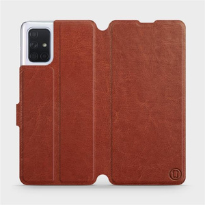 Etui do Samsung Galaxy A71 - wzór Brown&Orange