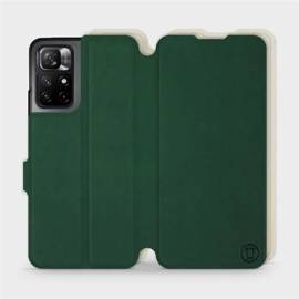 Etui Soft Touch do Xiaomi Redmi Note 11S 5G - wzór Miejska zieleń z platyną