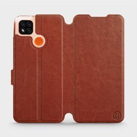 Etui do Xiaomi Redmi 9C - wzór Brown&Gray