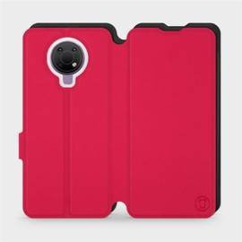 Etui Soft Touch do Nokia G10 - wzór Żywa czerwień z czernią