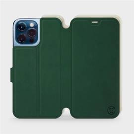 Etui Soft Touch do Apple iPhone 13 Pro Max - wzór Miejska zieleń z platyną