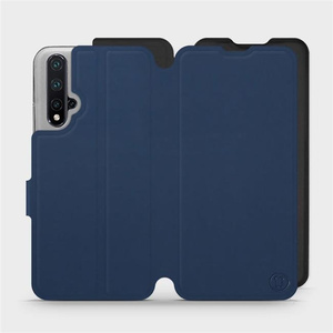 Etui Soft Touch do Huawei Honor 20 - wzór Głęboki granat z czernią