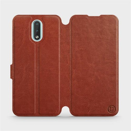 Etui do Nokia 2.3 - wzór Brown&Orange