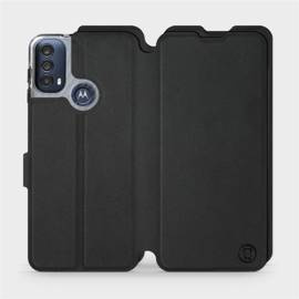 Etui Soft Touch do Motorola Moto E30 - wzór Satynowa czerń