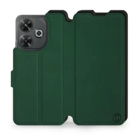 Etui Soft Touch do Xiaomi Redmi 13 - wzór Miejska zieleń z czernią