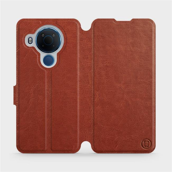 Etui do Nokia 5.4 - wzór Brown&Orange