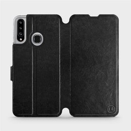 Etui do Samsung Galaxy A20S - wzór Black&Orange