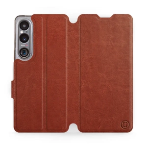Etui do Sony Xperia 1 VI - wzór Brown&Orange