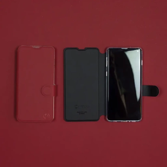 Etui Soft Touch do Xiaomi POCO X6 Pro - wzór Zachodząca czerwień z czernią