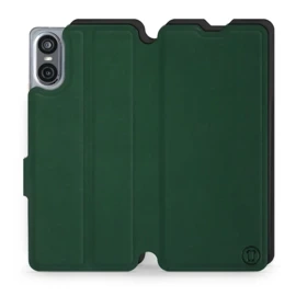 Etui Soft Touch do Sony Xperia 10 VI - wzór Miejska zieleń z czernią