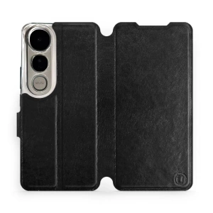 Etui do Vivo V50 Lite - wzór Black&Gray