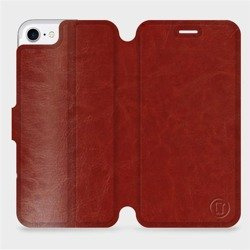 Etui do Apple iPhone 8 - wzór Brown&Orange