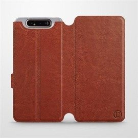 Etui do Samsung Galaxy A80 - wzór Brown&Orange