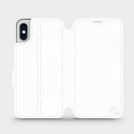 Etui do Apple iPhone XS - wzór White&Gray