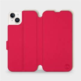 Etui Soft Touch do Apple iPhone 14 Plus - wzór Żywa czerwień z platyną