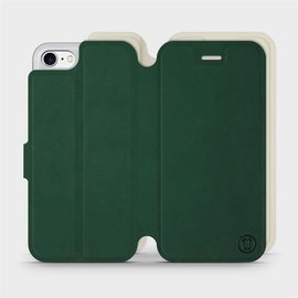Etui Soft Touch do Apple iPhone SE 2020 - wzór Miejska zieleń z platyną