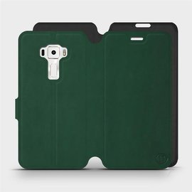 Etui Soft Touch do Asus Zenfone 3 ZE520KL - wzór Miejska zieleń z czernią