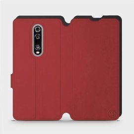 Etui Soft Touch do Xiaomi Mi 9T Pro - wzór Zachodząca czerwień z czernią