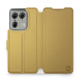 Etui do Motorola Edge 50 Ultra - wzór Gold&Gray