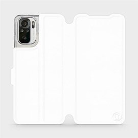 Etui do Xiaomi Redmi Note 10S - wzór White&Orange