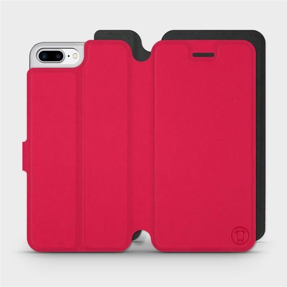 Etui Soft Touch do Apple iPhone 8 Plus - wzór Żywa czerwień z czernią