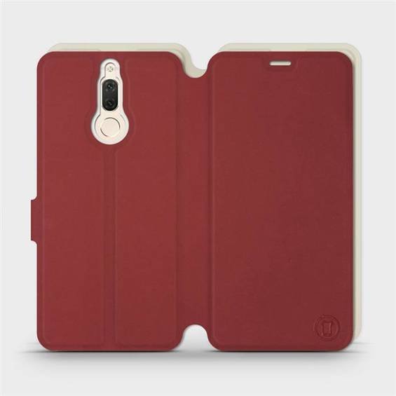 Etui Soft Touch do Huawei Mate 10 Lite - wzór Zachodząca czerwień z platyną