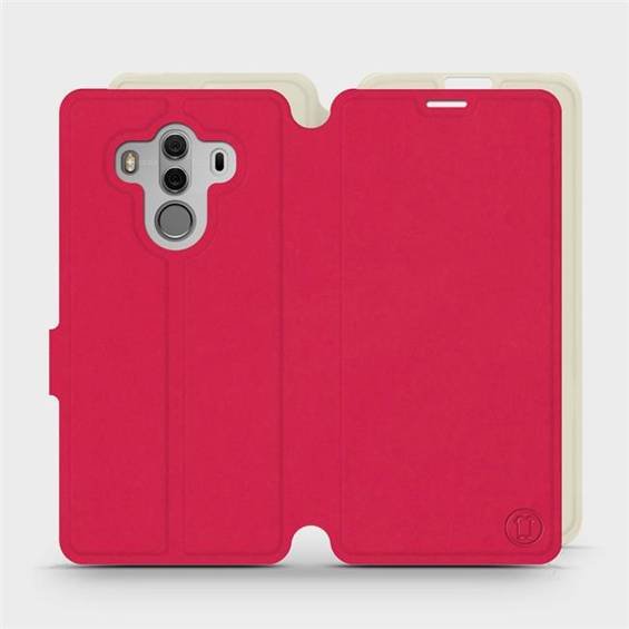 Etui Soft Touch do Huawei Mate 10 Pro - wzór Żywa czerwień z platyną