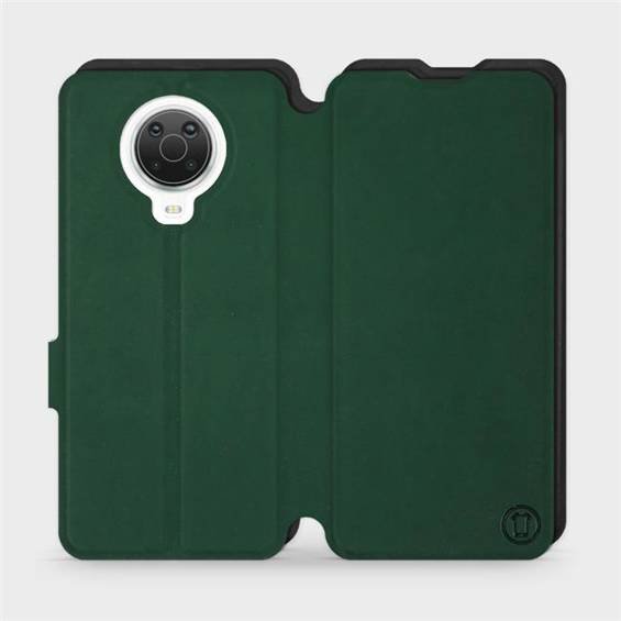 Etui Soft Touch do Nokia G20 - wzór Miejska zieleń z czernią