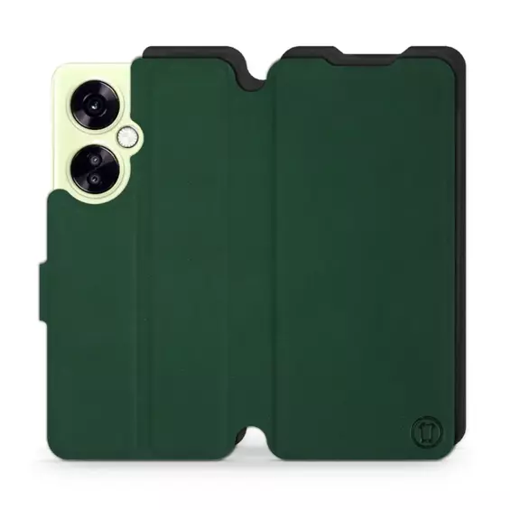 Etui Soft Touch do OnePlus Nord CE 3 Lite 5G - wzór Miejska zieleń z czernią