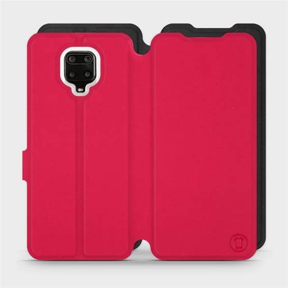 Etui Soft Touch do Xiaomi Redmi Note 9 Pro - wzór Żywa czerwień z czernią