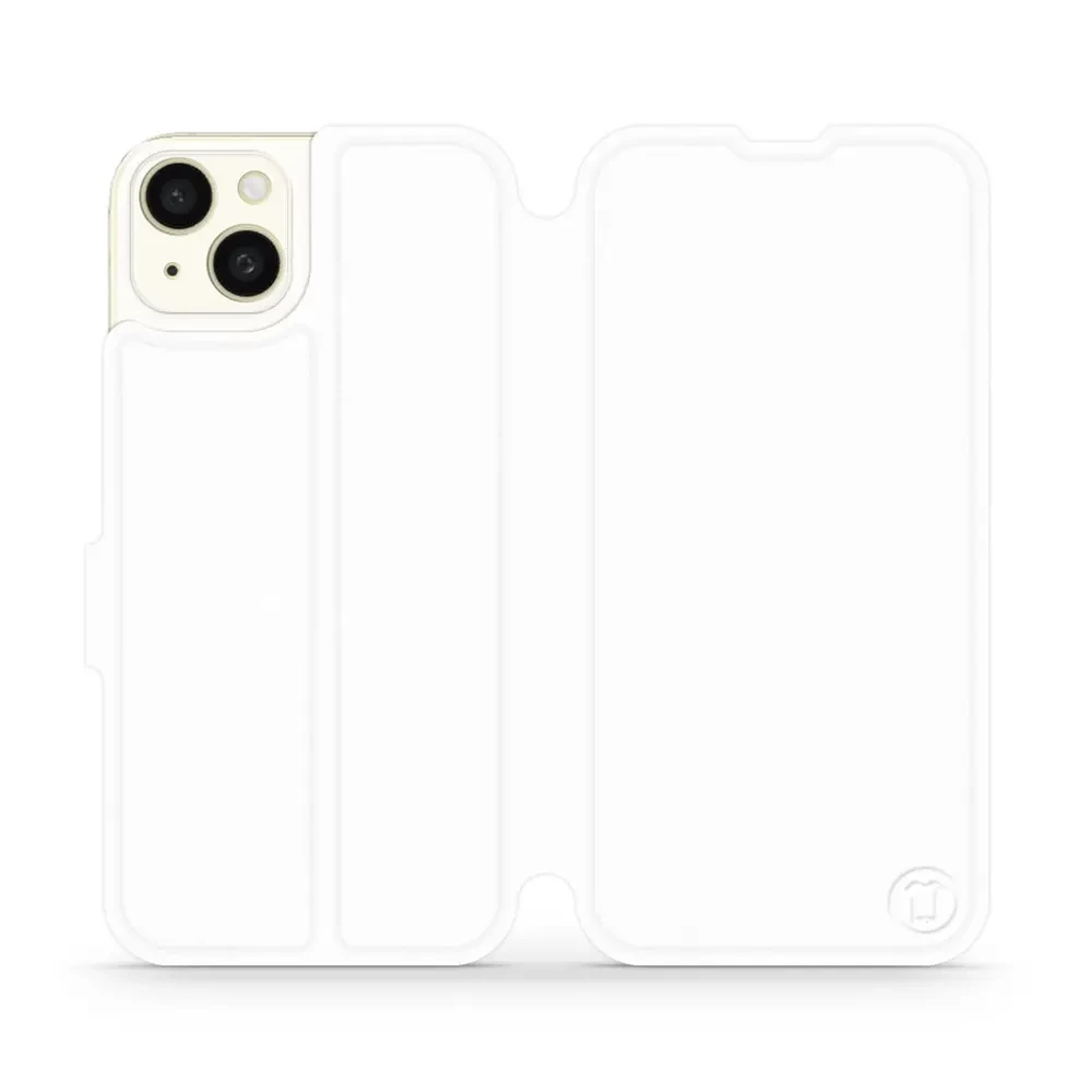 Etui do Apple iPhone 15 Plus - wzór White&Orange