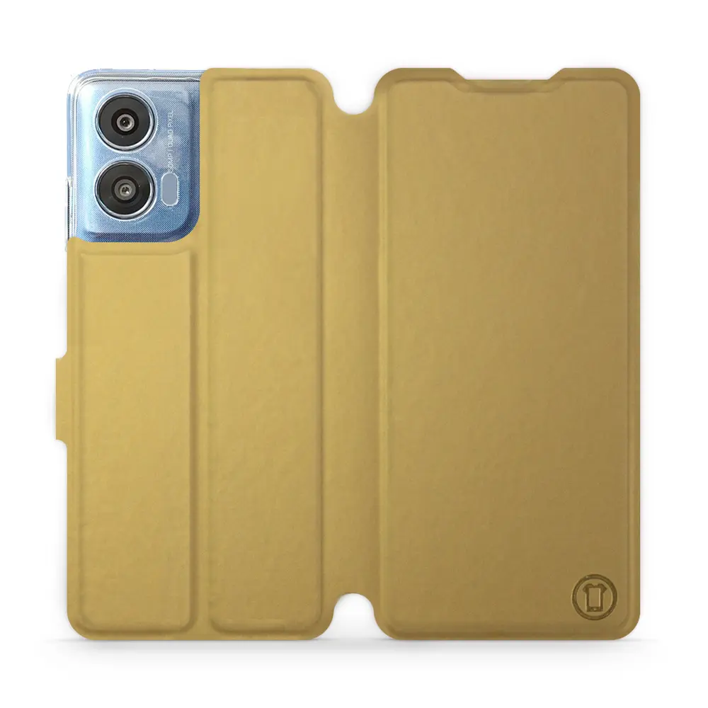 Etui do Motorola Moto G04 - wzór Gold&Gray